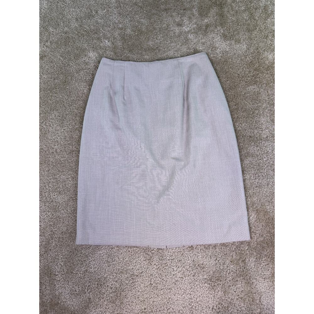 Christy Girl Women Skirt Size Pencil Gray Size 10 Petite Vintage E380